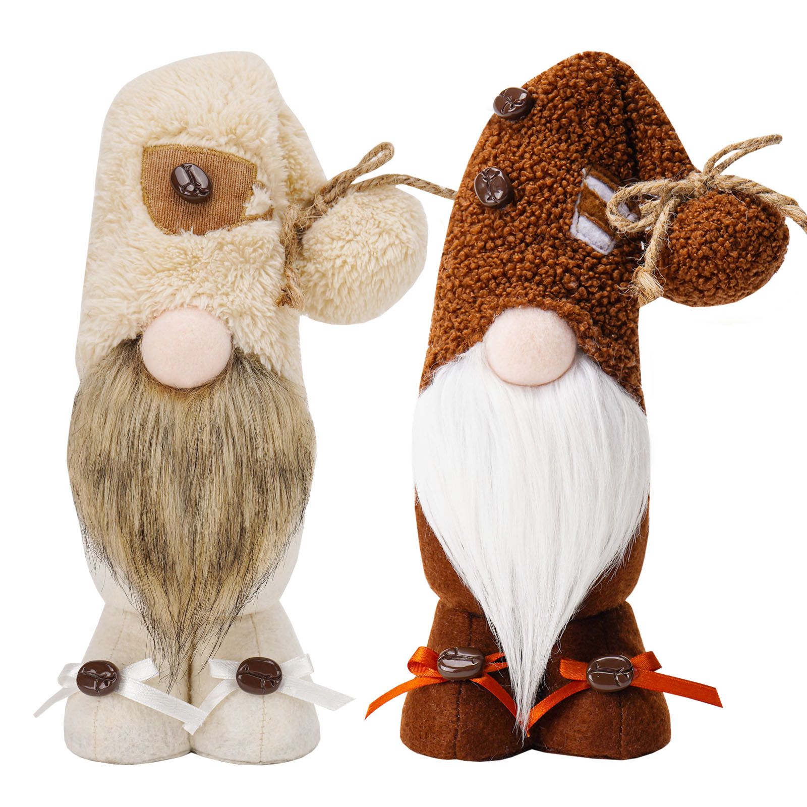 Transfronterizo nuevo festival de café sin rostro muñeca taza de café con bola de peluche muñeca de Rudolf decoraciones navideñas