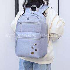 トレンディなブランドの高品質 AJ フライング マン バッジ バースト バックパック学生大容量中学校キャンパス スクールバッグ