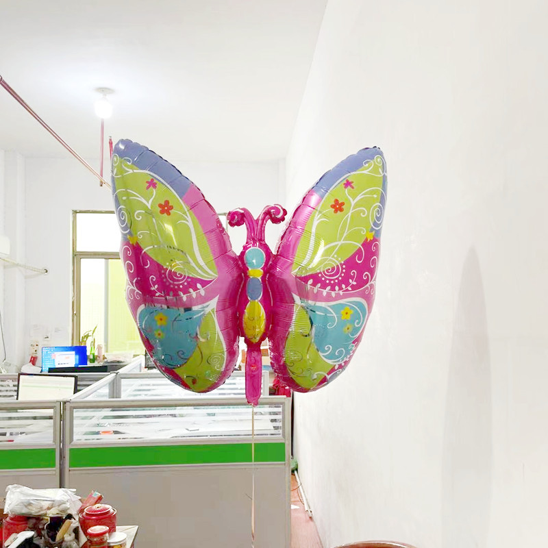 Wedding celebration birthday party arrangement Helium balloon wholesale lovely Cartoon butterfly series Aluminum balloon
