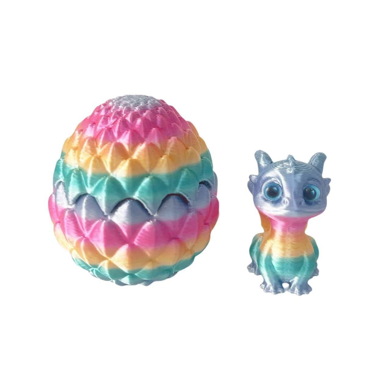 플립 커버 Xiaolong Egg + Xiaolong Bao - 무지개 그라데이션 색상