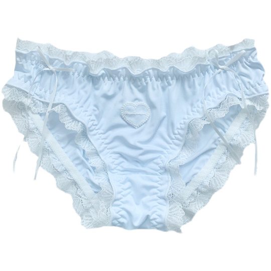 Love lace girls pure sexy underwear women's cotton crotch thin soft waist briefs a generation of hair