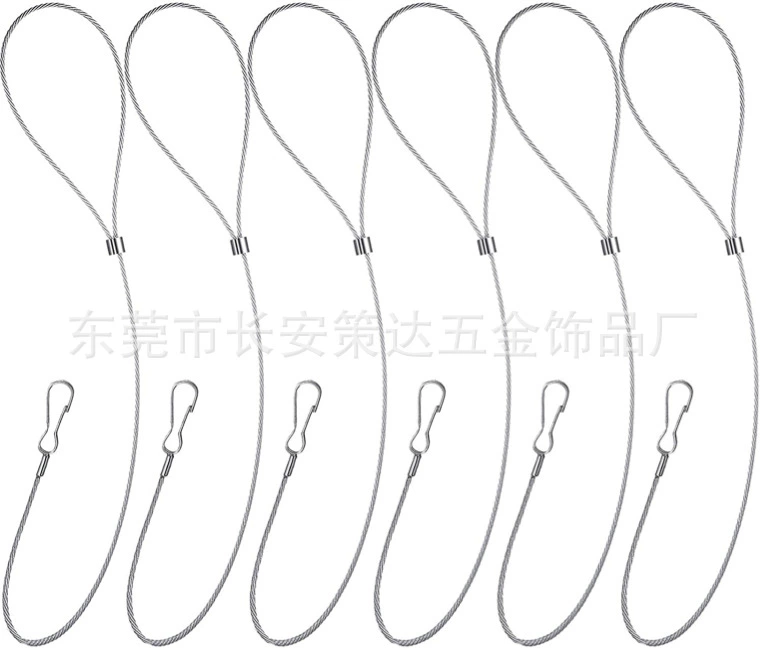 Amazon Direct Supply Нержавеющая сталь Осветительные изделия с защитой от падения веревки Специальные аксессуары для освещения подвесных веревок Защитная дверная веревка