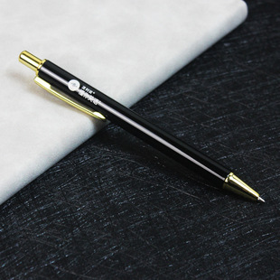 Customized Press Metal Pen, Engraved Corporate Logo, Business Gift Pen, Advertising Signature Ballpoint Pen