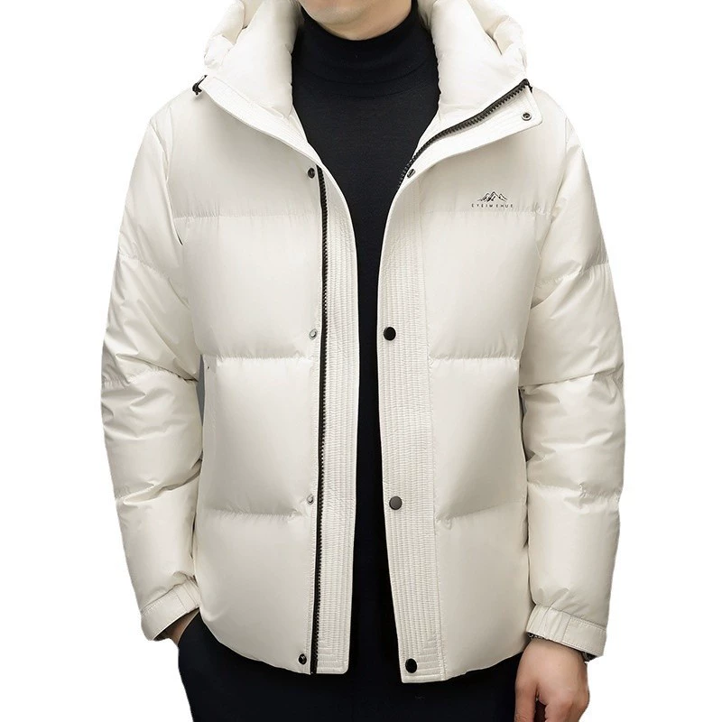 品牌 Short winter removable velvet keep warm down jacket for leisure, duck down