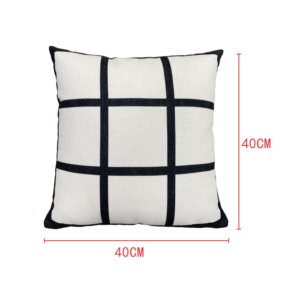Venta directa de fábrica transferencia térmica impresión ropa jiugongge funda almohada moda sin núcleo DIY material en blanco al por mayor