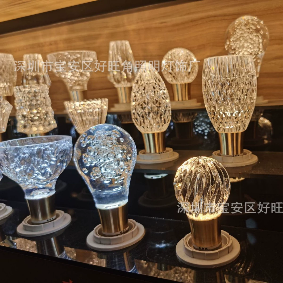 Светодиодная лампа 5W, акриловая, в стиле лайт-люкс, с кристаллами, креативная, атмосферная, простая декоративная лампа, лампа с алмазным наконечником, цоколь E27