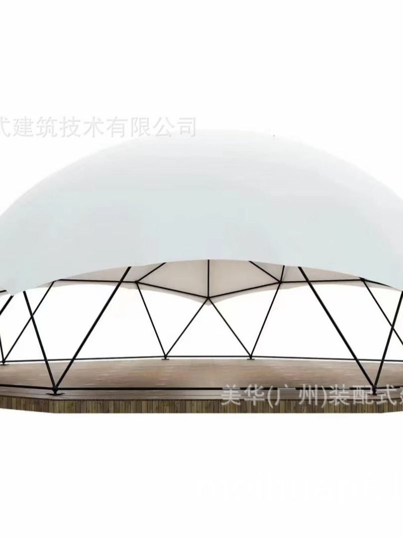 Cúpula esférica redonda arqueada semicircular cortina de recepción tienda a prueba de viento y lluvia cortina de sol multicolor
