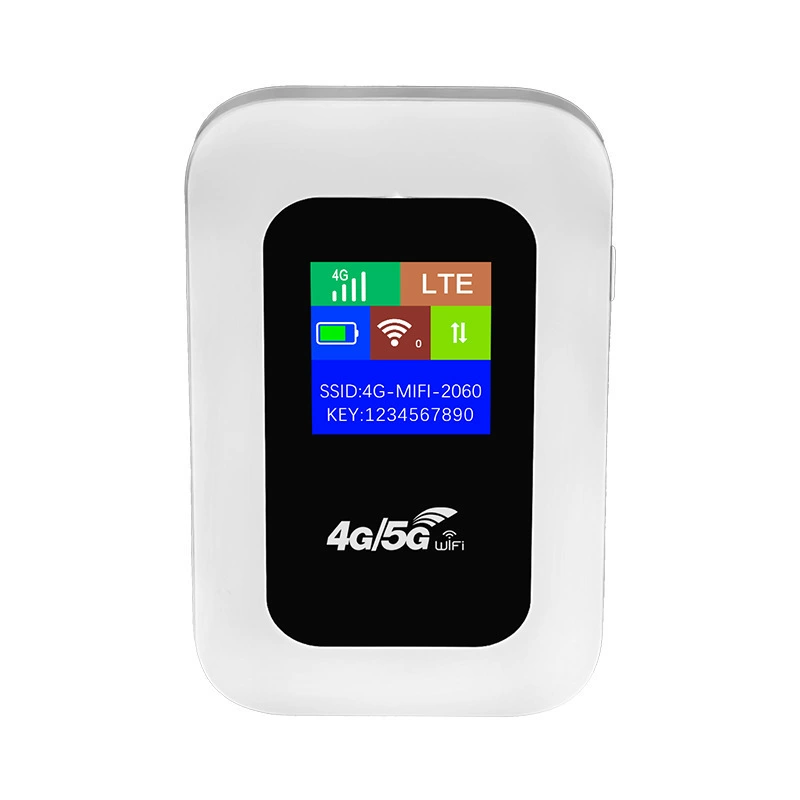4G беспроводной портативный MiFi с цветным экраном, портативный LTE роутер, Wi‑Fi с установкой SIM‑карты, 4G/5G роутер