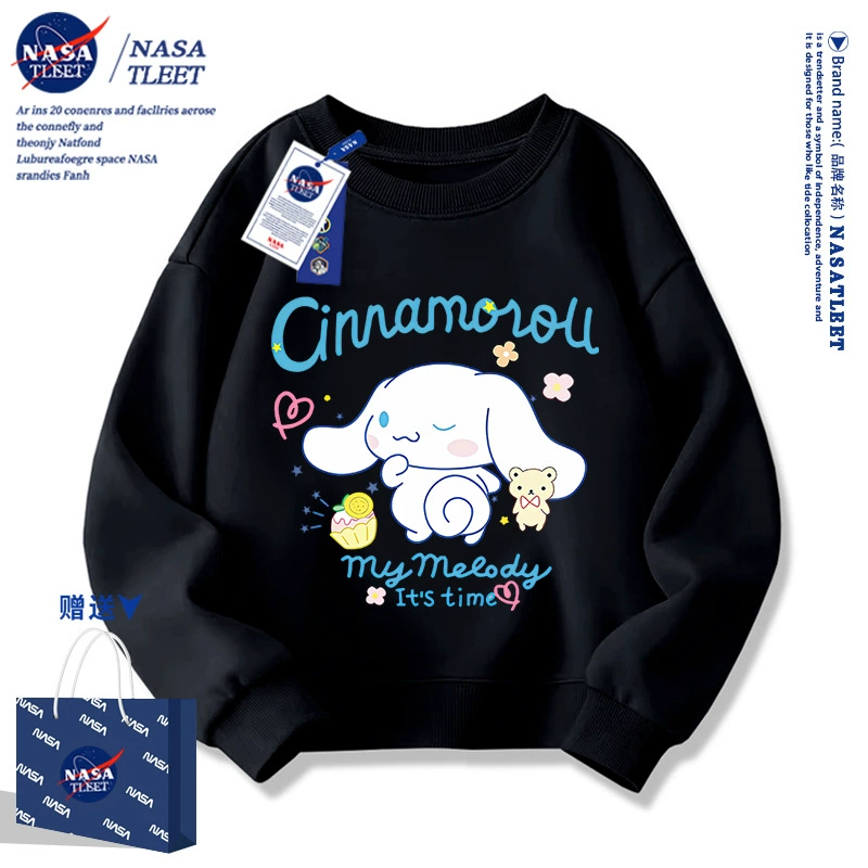 NASA совместимый новый мультяшный стиль студент верхняя одежда осень-зима милый песик Cinnamon dog Cinnamoroll толстовка