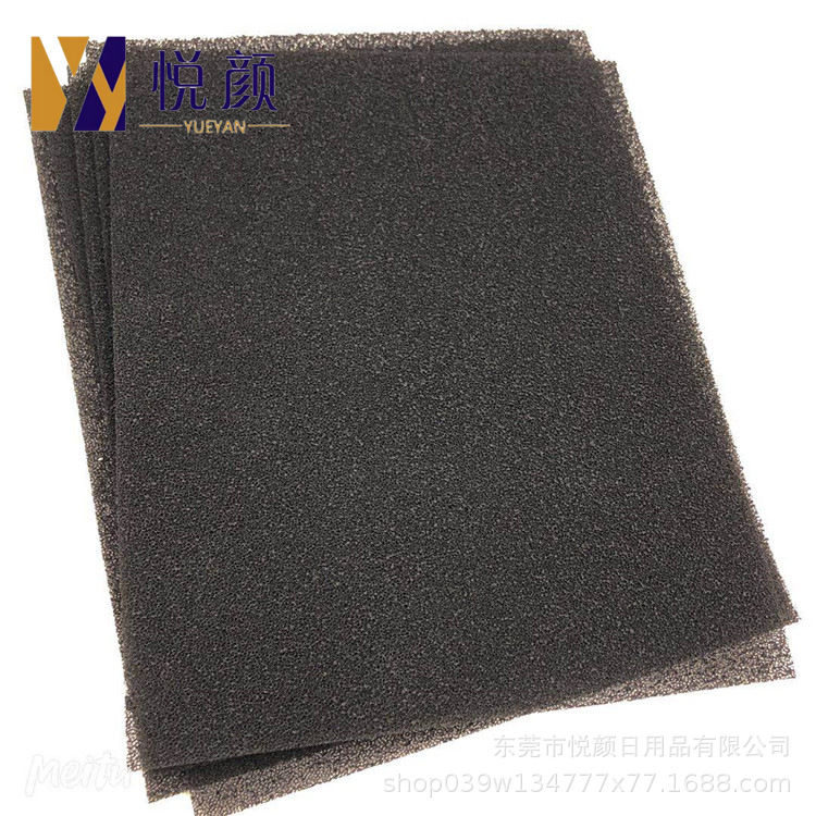 透气过滤海绵冰箱垫水果保鲜生化棉防霉垫 活性炭海绵过滤网批发