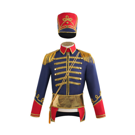 European and American Medieval Clothing Retro Collar Circus Uniform Stage Clothing Suit COS Clothing