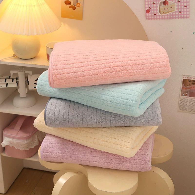 Банное полотенце для женщин 2024 Новый стиль, чем чистый хлопок, впитывающее быстросохнущие мужские банные взрослые домашние пары, пара больших полотенец для обертывания