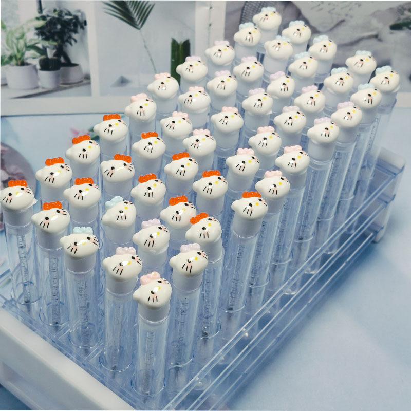 Grafting false eyelash brush, individually packaged disposable eyelash brush, cartoon cat head eyelash comb, makeup brush, eyebrow brush
