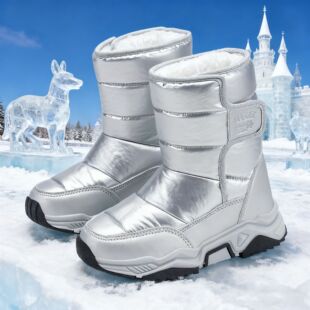 ��ˮ��ͯѩ��ѥ��ͯ�Ӻ�����д�ͯ2025�¿�Ůͯ���Ᵽů�ߎ���Ь