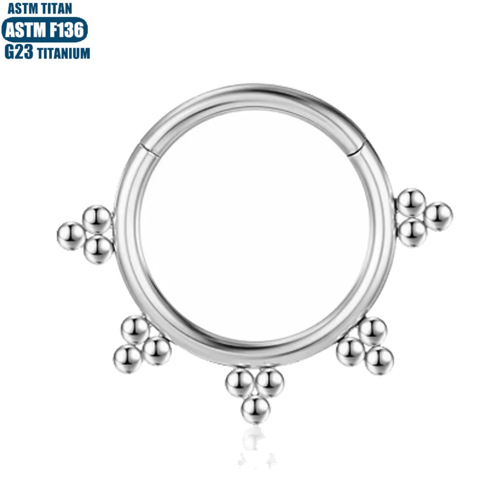 Silver pointed spike labret stud material detail