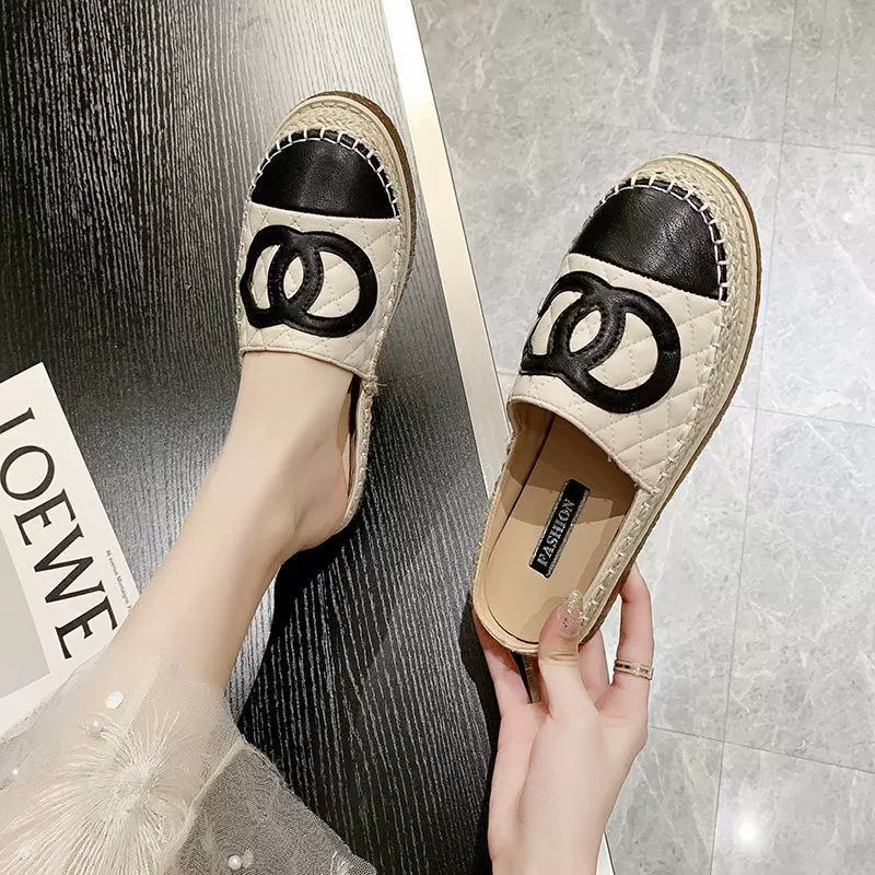 Тапочки рыбака в стиле Xiaoxiang, женские летние и осенние новинки 2023, модная верхняя одежда, сандалии, тканые туфли с плоским носком, модные брендовые Тапочки