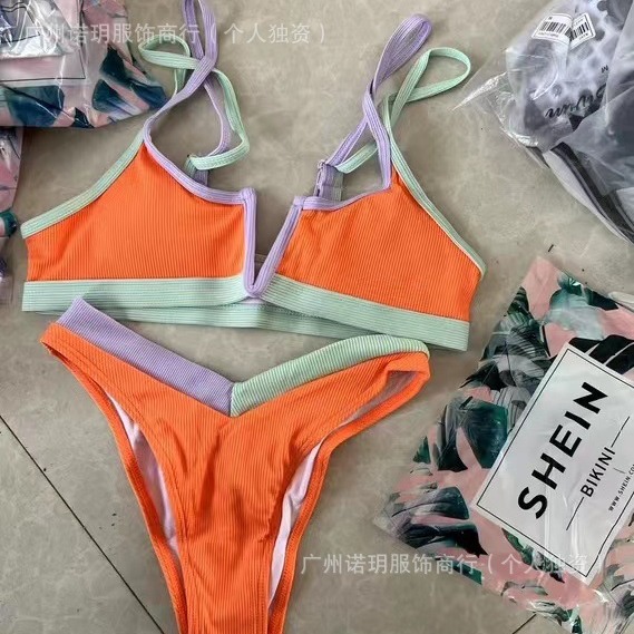Fábrica de ropa de mujer Shein venta directa Shein miscelánea ropa de baño de mujer bikini cola al por mayor bajo comercio exterior África
