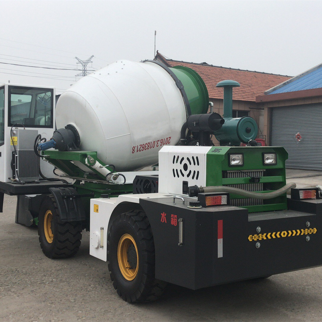 全自动小型装载机带1.6立方搅拌一体机 混凝土上料搅拌一体车