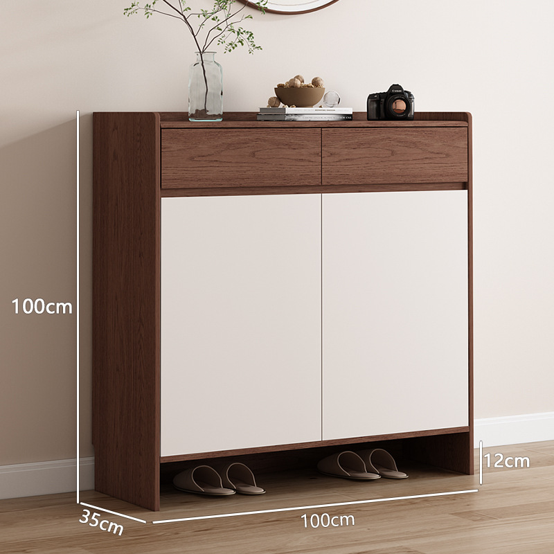 노르딕 월넛 - 100 와이드 [업그레이드된 원목 생태보드★특별 패키지 설치]