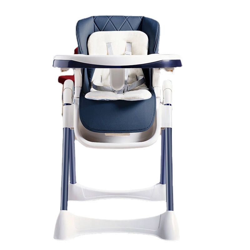 Silla de comedor plegable portátil para bebés sin instalación, silla de comedor para niños de dibujos animados domésticos, silla de comedor para niños que se puede sentar y acostar image 5