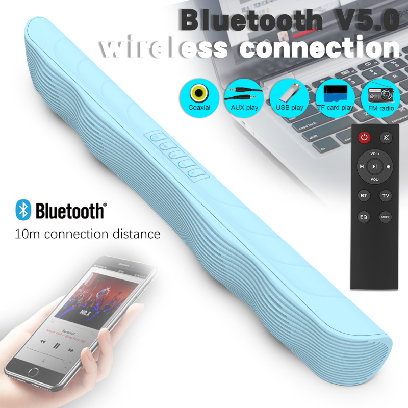New Bs21 Wireless Bluetooth Speaker Portable Long Strip Desktop Sound Bar Four-Speaker Sound Bar Sound Bar New Bs21 Wireless Bluetooth Speaker Portable Long Strip Desktop Sound Bar Four-Speaker Sound Bar Sound Bar