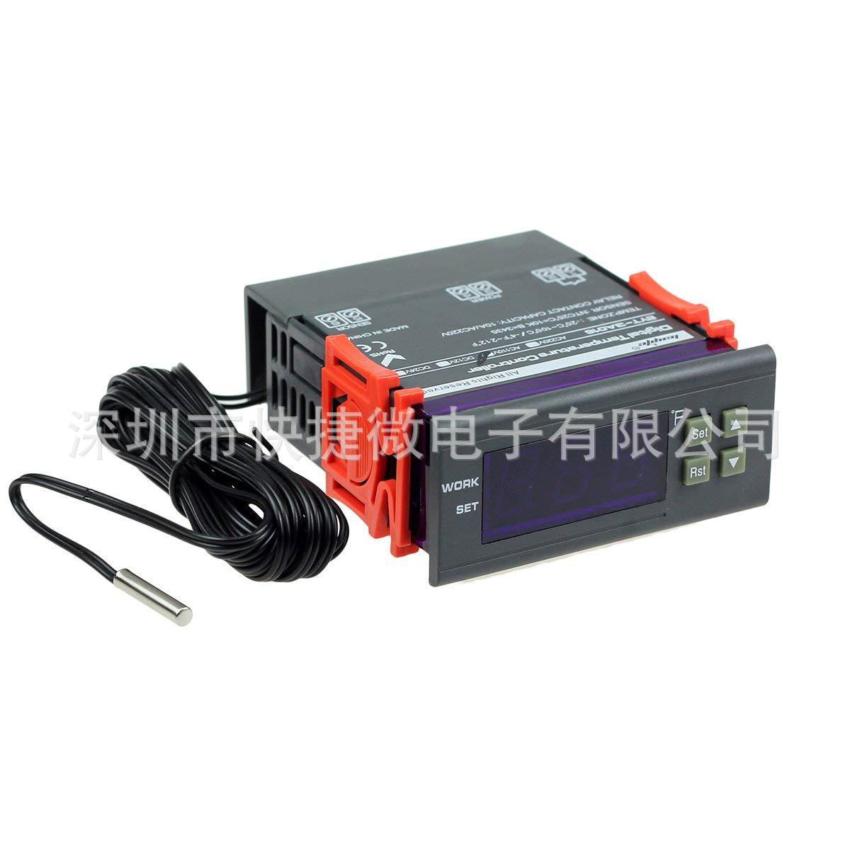 温控器stc-1000水族孵化海鲜机电子数显微电脑温度控制器开关