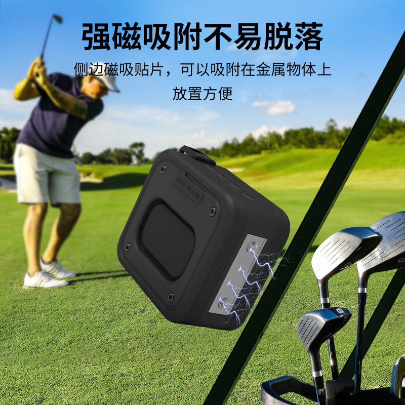 2026 Hot Selling Golf Ball-Shaped Magnetic Wireless Speaker Outdoor Waterproof Mini Portable Tf Card Subwoofer
