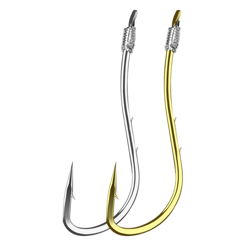 Hometown Fishing Streaming Fish Hook Barreled Sea Fishing Boat Fishing Tie String Hook Double Back Stab Back Double Barb Tie Tape Line