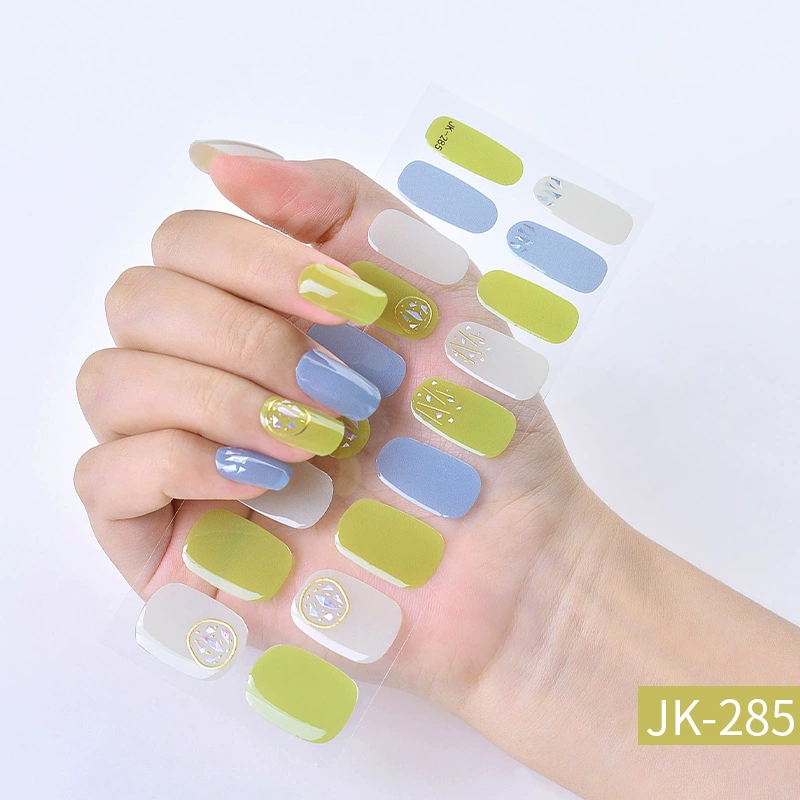 Набор для ногтей XT Gel с наклейками, искусственные ногти и лак для ногтей