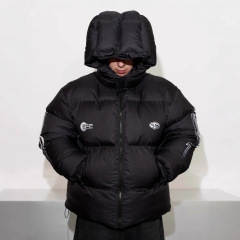 欧美秋冬棉服个性街头风小众ins风设计时尚休闲保暖跨境修身服饰