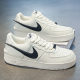 Joint AJ Air Force One Big Flying Hook White and Black Board Shoes Men's and Women's 2024 New af1 Casual Sports Shoes