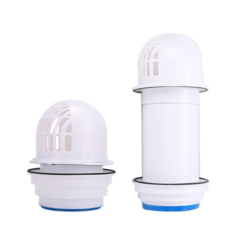 Range hood exhaust pipe through the wall check valve glass rain-proof insect-proof check valve wall hole anti-bird