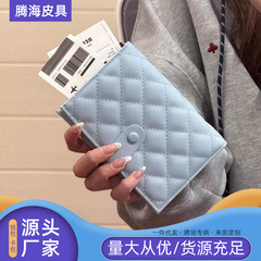 新款跨境菱格多功能旅行护照钱包一体便携机票收纳卡夹证件夹批发