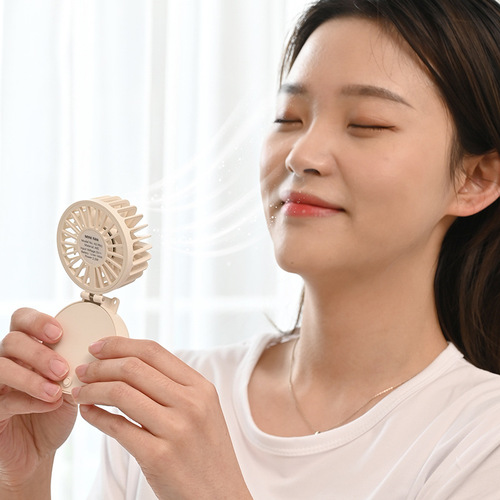 New Mini Hanger Fan USB Rechargeable Handheld Office Small Fan Portable Silent Student Electric Fan Wholesale