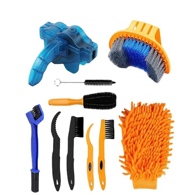 Bike chain washer cleaning tool set mountain bike cleaning tool set brush set