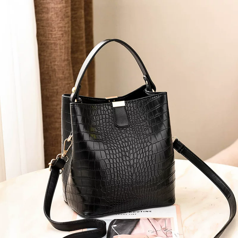  fashionable bag strap, small bag, for import, crocodile print