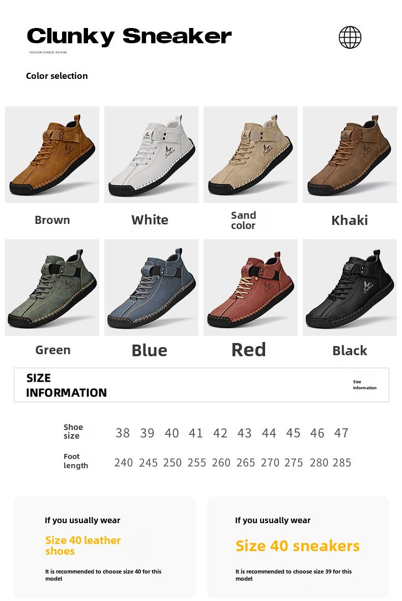 Casual Loafers For Men Handmade Leather Flat Slip-on Driving Shoes_voghion.com