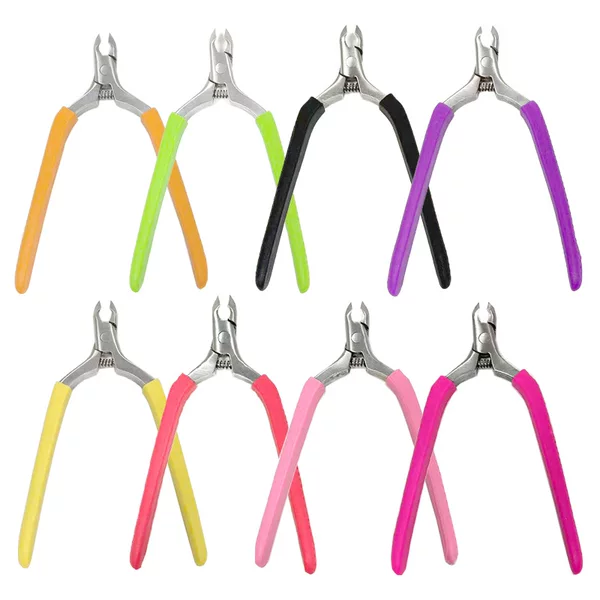 Manufacturer's Multifunctional Stainless Steel Dead Skin Scissors to Remove Dead Skin Barbs, Nail Clippers, Silicone Handle Nail Clippers, Manicure Tools