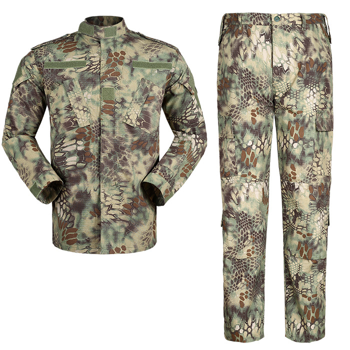 Traje de camuflaje ruso Little Green Man, conjunto de ropa de trabajo para hombre, ropa de fanático militar, traje de camuflaje resistente al desgaste de manga larga, traje táctico de entrenamiento