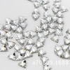 Genuine Swarov 2716 Scoop Triangle Silver Primers & Gray Drilling Austrian Crystal Accessories