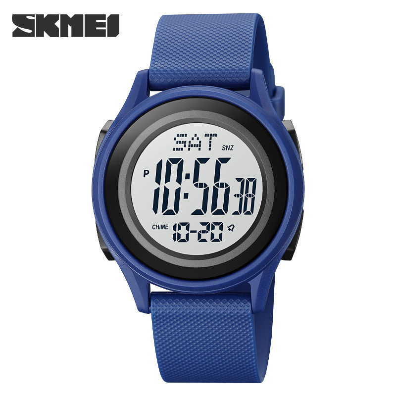 SKMEI 1893 reloj electrónico para hombres y mujeres de alarma deportiva impermeable reloj deportivo luminoso para estudiantes de secundaria y preparatoria