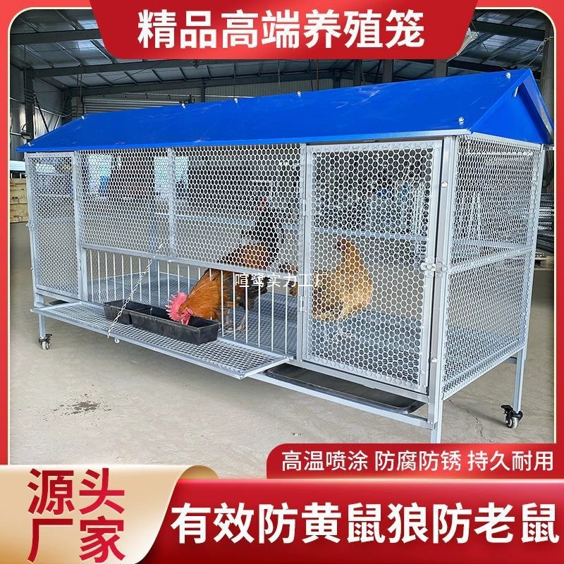 Полный комплект клеток для кур для использования на открытом воздухе, непромокаемые клетки для кур, уток и кроликов, защита от грызунов, защита от енотов, клетки для голубей, зашифрованные клетки для кур для домашнего использования.