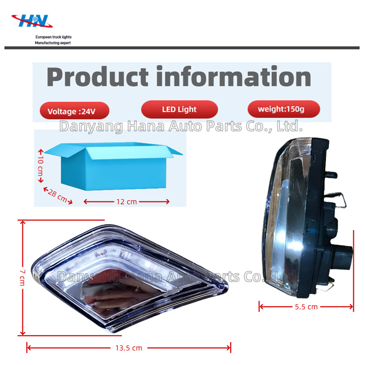 Lámpara de suelo LOGO LED señal ancha señal señal señal señal 9608201521 para camión Mercedes-Benz ACTROS MP5