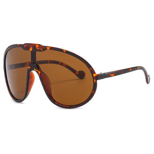  European and American large frame one-piece sunglasses cross-border new unisex outdoor windproof sunglasses