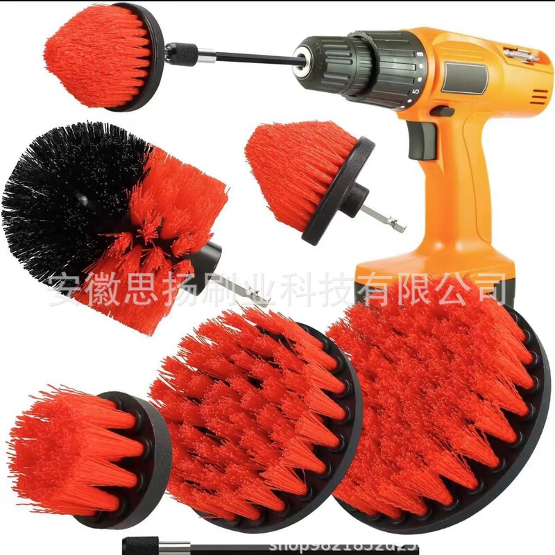 New Cross-Border Popular Electric Cleaning Brush Set with Drill Brush Heads for Floor and Wall Cleaning, Descaling, and Polishing New Cross-Border Popular Electric Cleaning Brush Set with Drill Brush Heads for Floor and Wall Cleaning, Descaling, and Polishing