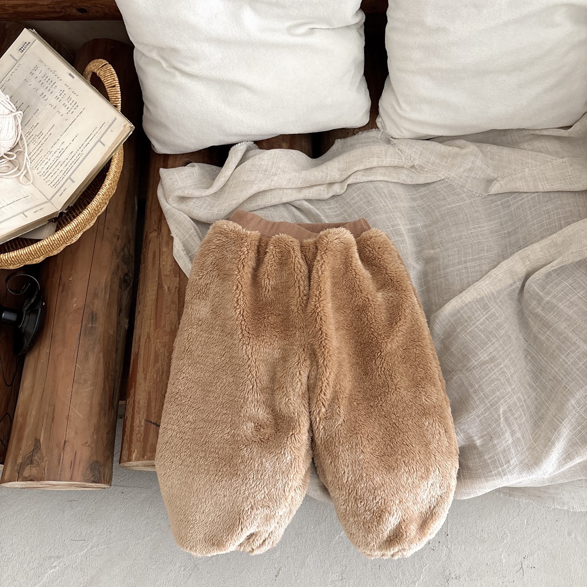 AMAZON BABYS CORAL FLEECE PAJAMAS BOY의면 패딩 두꺼운 홈 의류 겨울 소녀의 봉제 파자마 투피스 세트