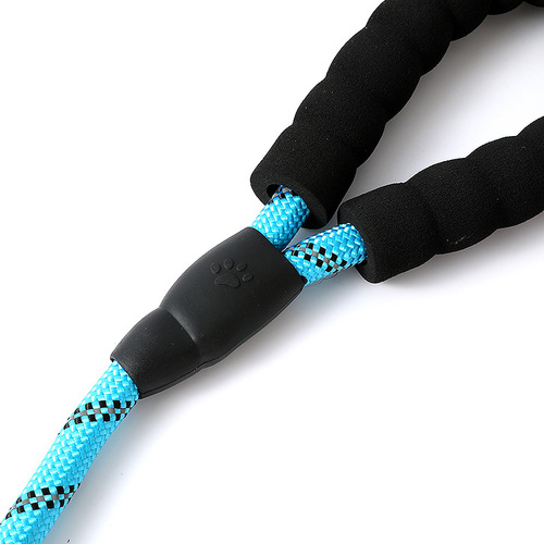 Bag of 1.5 meters EVA reflective silk round rope, wear-resistant dog leash, outdoor explosion-proof dog leash, pet supplies