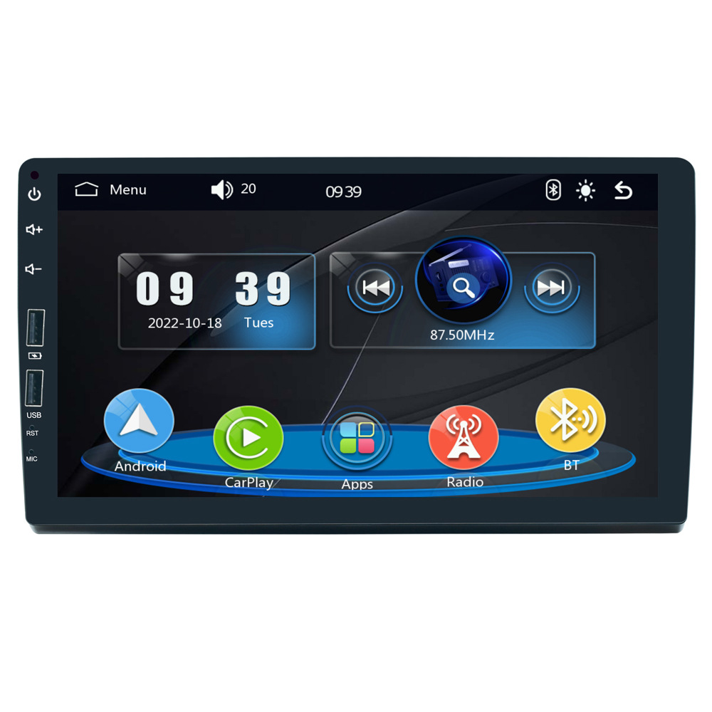 9 pulgadas monohusillo MP5 coche Control Central de Navegación de pantalla Bluetooth reproductor Carplay revertir imagen todo en una máquina image 7