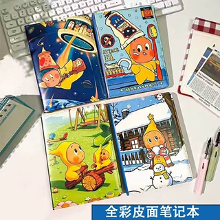 星星A5全彩页笔记本可爱学生高颜值手账本卡通记事本学生日记本