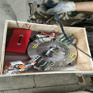 Numerical control type third axis high-speed pipeline cutting groove integrated machine batch prefabrication processing cutting groove at the same time